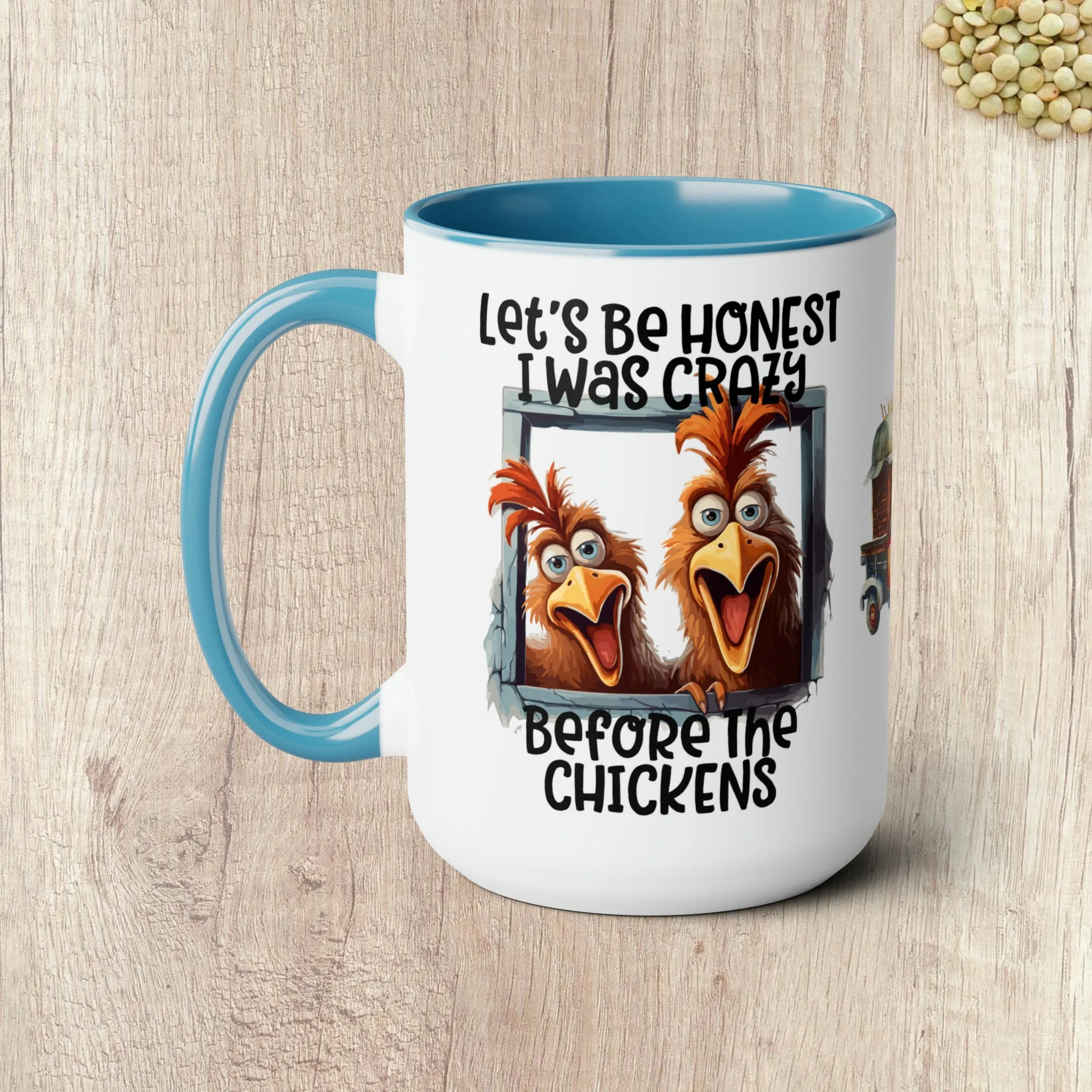 LET'S BE HONEST  - Two-Tone Coffee Mug - 15oz - 5 Color Options