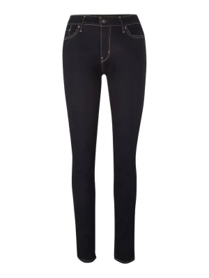 Levi's Blue Mid Rise Slight Curve Id Skinny Leg Jeans Size 00 24 X 32