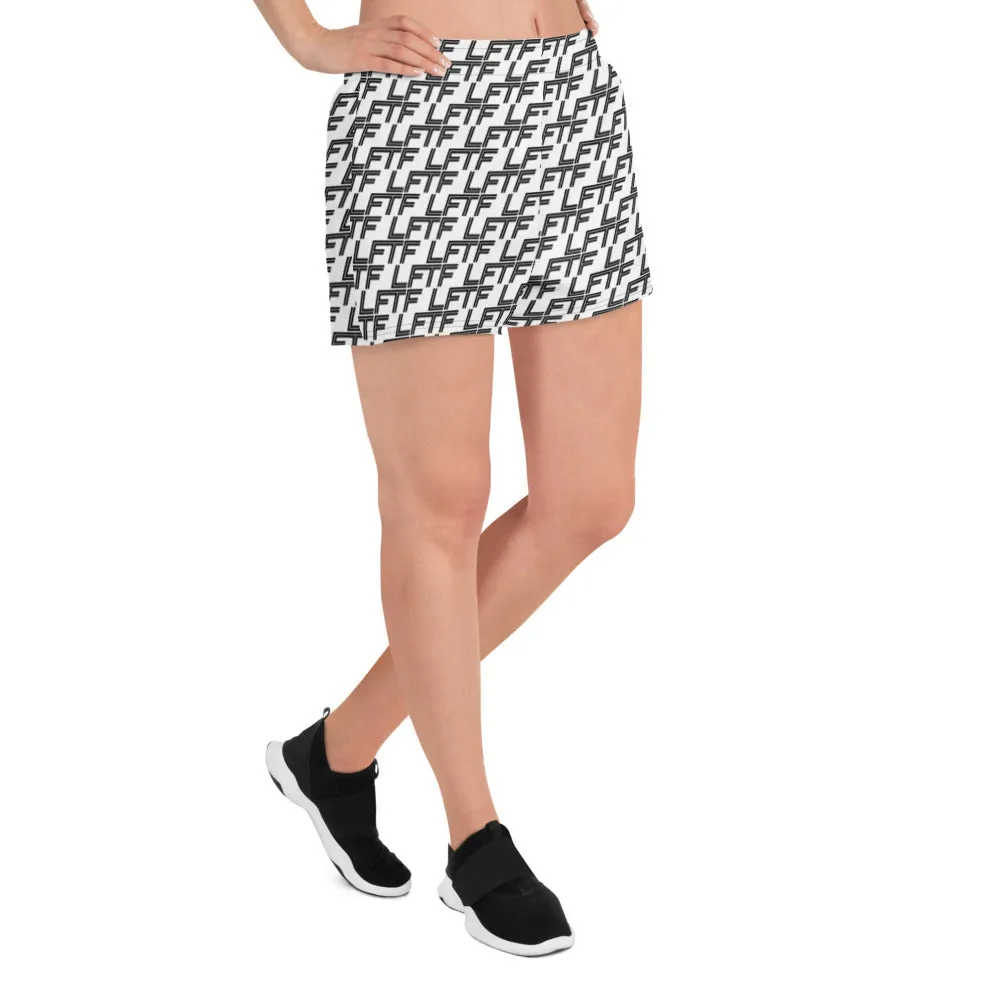 LFTF Women's All Over Logo Short Shorts