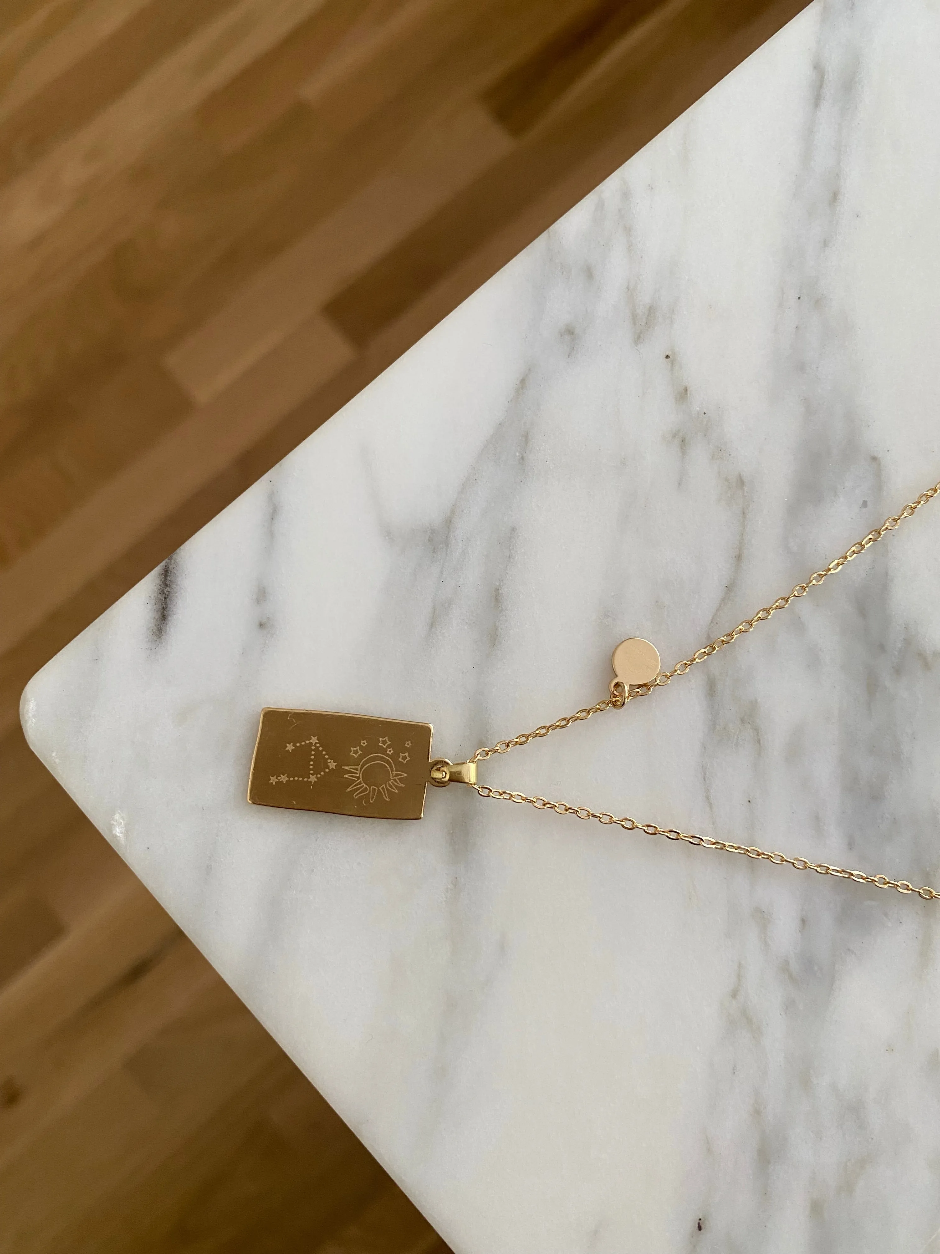 Libra Zodiac necklace