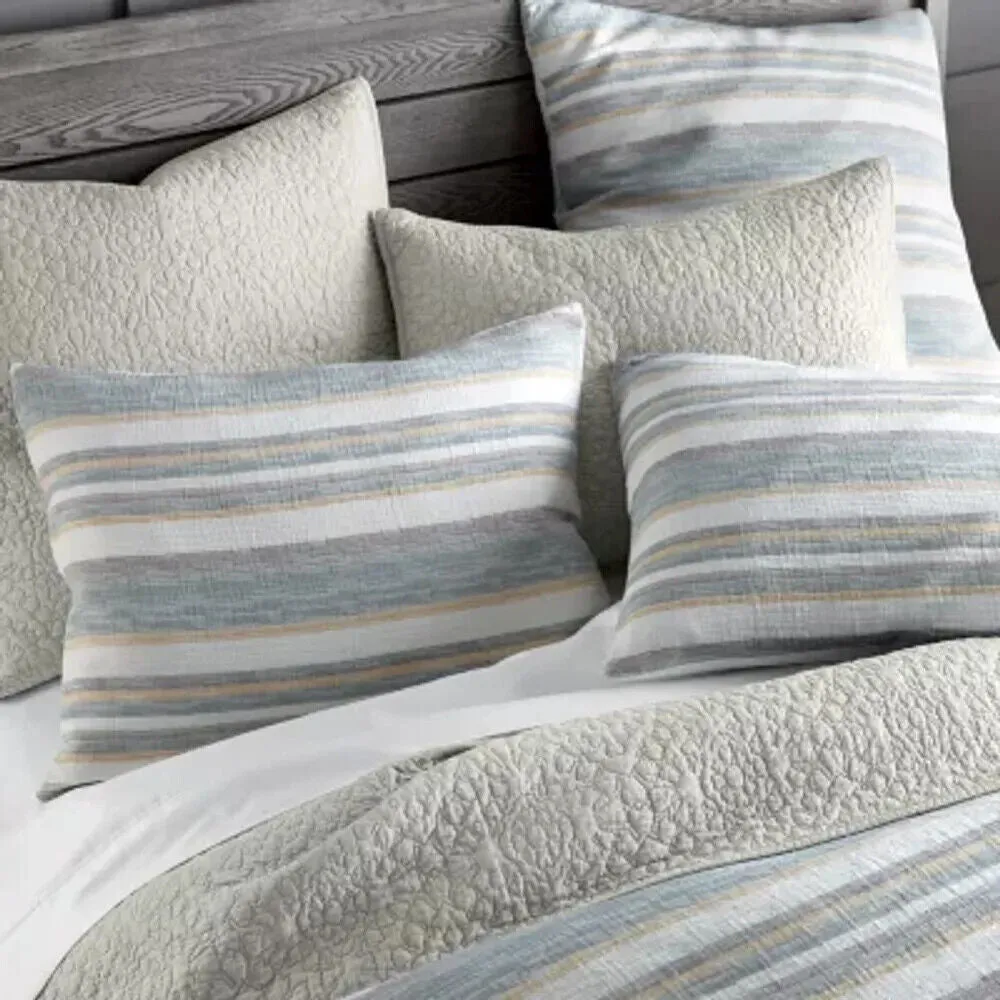 Linden Raine Cotton 3-pc. Duvet Cover Set Abyss Green King / Cal King
