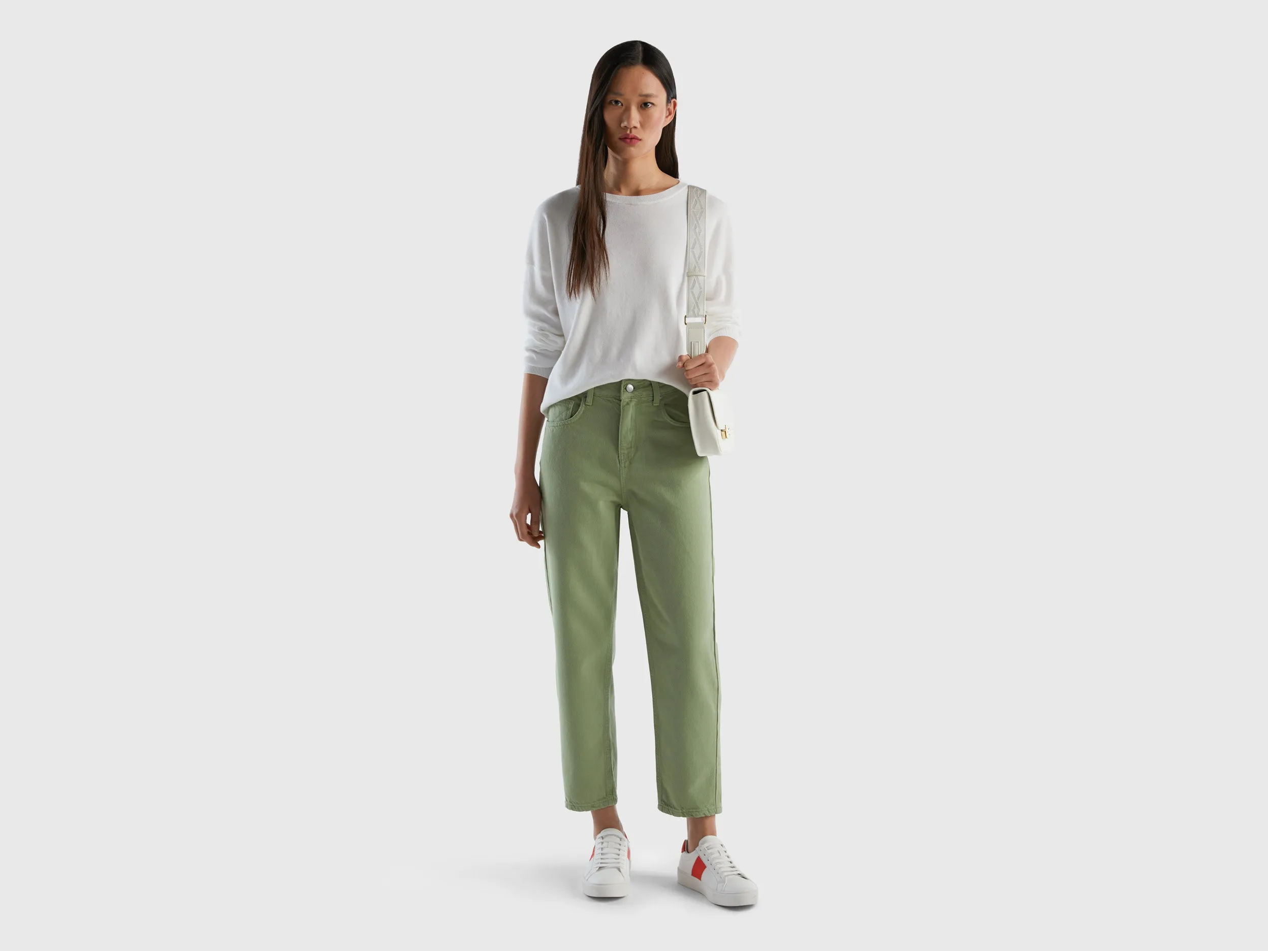 LONG MOM FIT TROUSERS