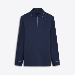 Long Sleeve Quarter Zip Polo