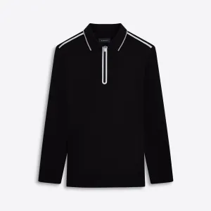 Long Sleeve Quarter Zip Polo
