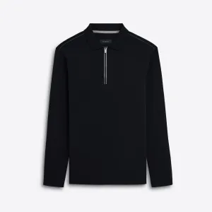 Long Sleeve Quarter Zip Polo