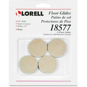 Lorell Self-Stick Round Felt Floor Glides