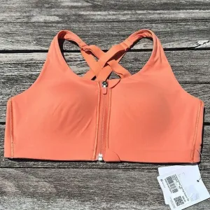 Lululemon Energy Bra High Support Zip-Front High Support 34C NWT coral kiss 💋