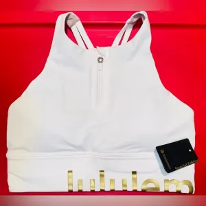 lululemon Gold edition white bra