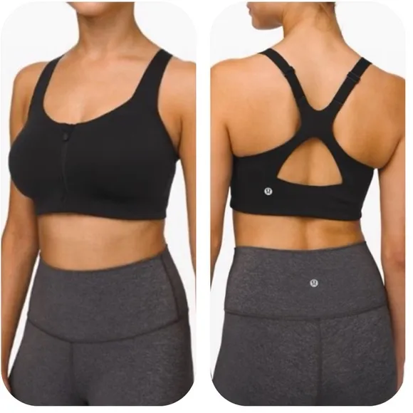 {Lululemon} Take Power Sports Bra in Black - Womens 38D