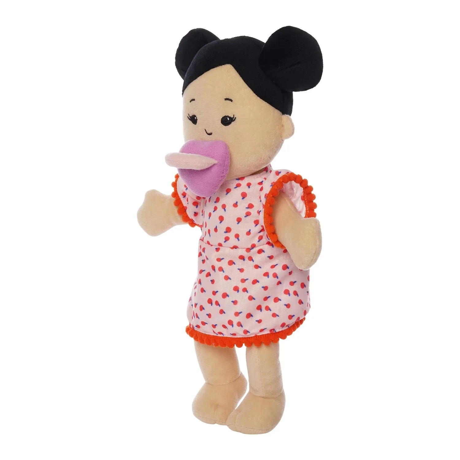 Manhattan Toy Wee Baby Stella Doll (Light Beige with Black Buns)
