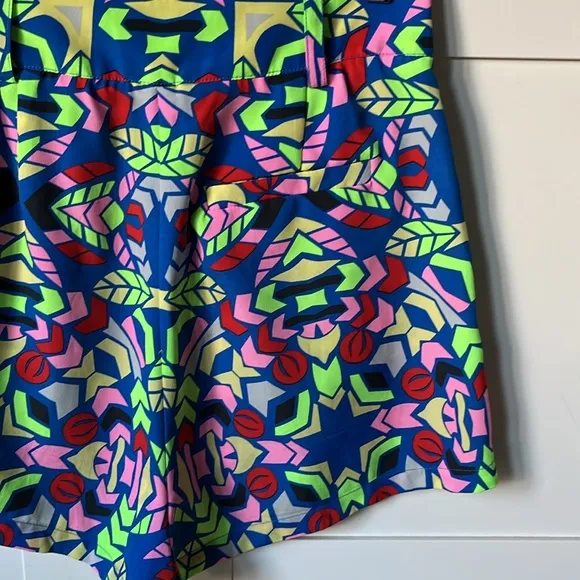 Mara Hoffman High Waisted Shorts in Aloha Sky