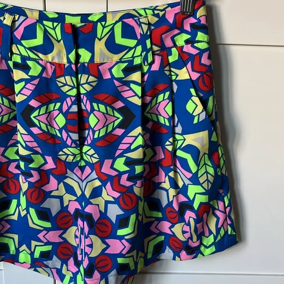 Mara Hoffman High Waisted Shorts in Aloha Sky