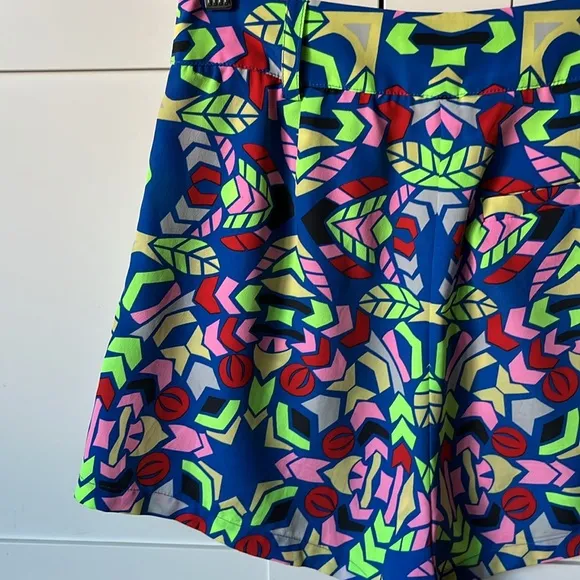 Mara Hoffman High Waisted Shorts in Aloha Sky