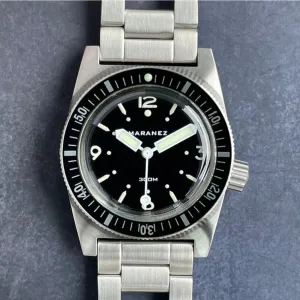 Maranez Kata Diver watch black numbers