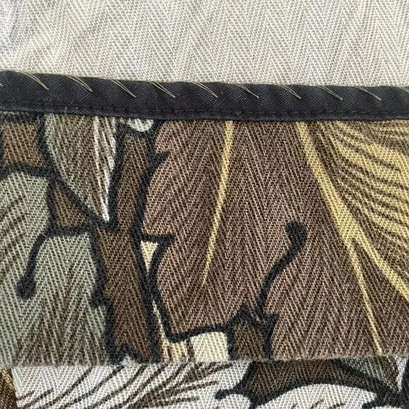 Marc by Marc Jacobs Elm Brown Baroque Acanthus Leaf Print Mini Skirt