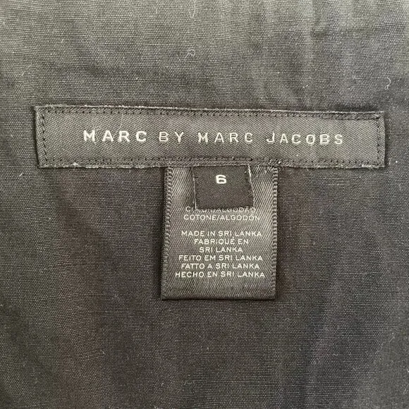 Marc by Marc Jacobs Elm Brown Baroque Acanthus Leaf Print Mini Skirt