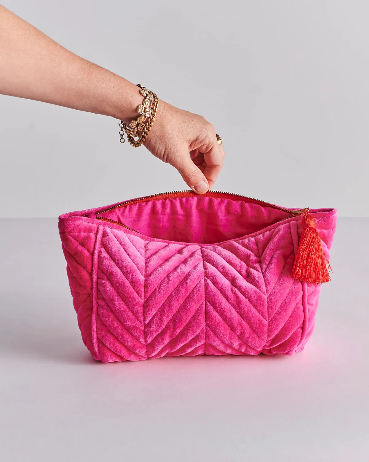 ME AND YOU VELVET TOILETRY BAG