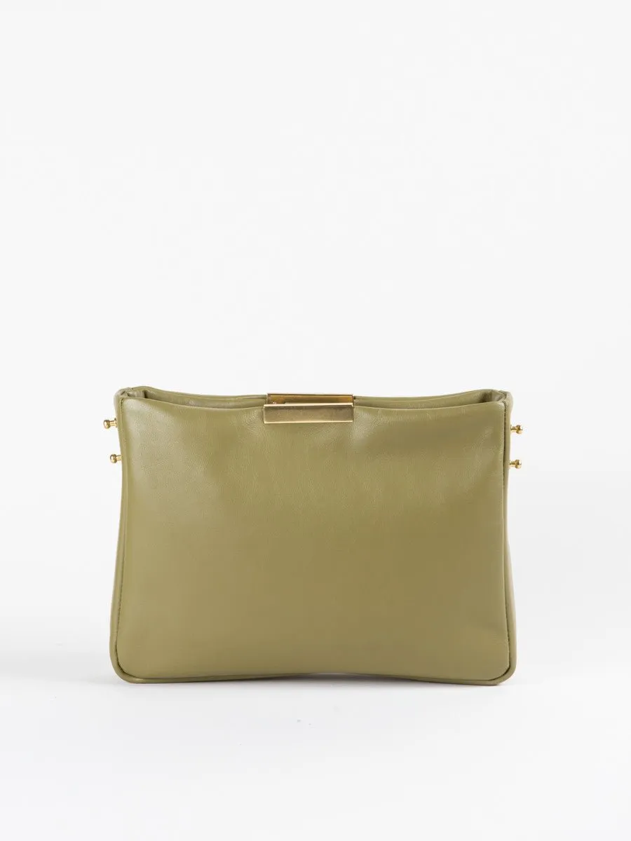 meena book bag - olive