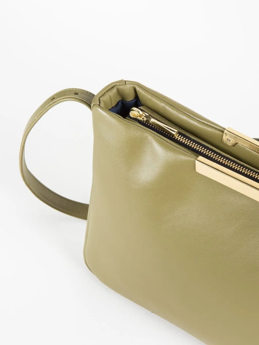 meena book bag - olive