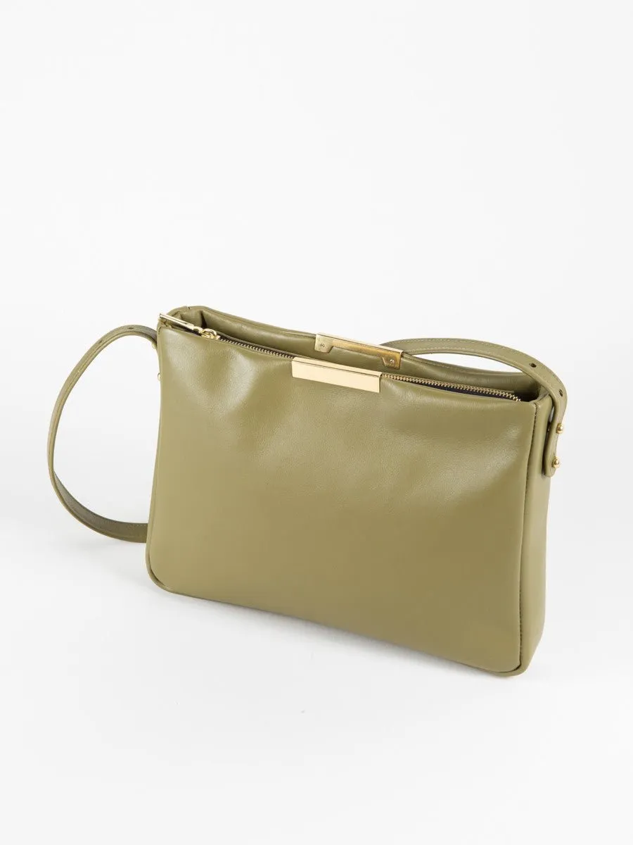 meena book bag - olive