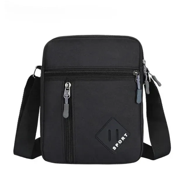 Men's Messenger Bag Crossbody Shoulder Bags Men Small Sling Pack For Work Business Waterproof Oxford Packs Satchel Purse