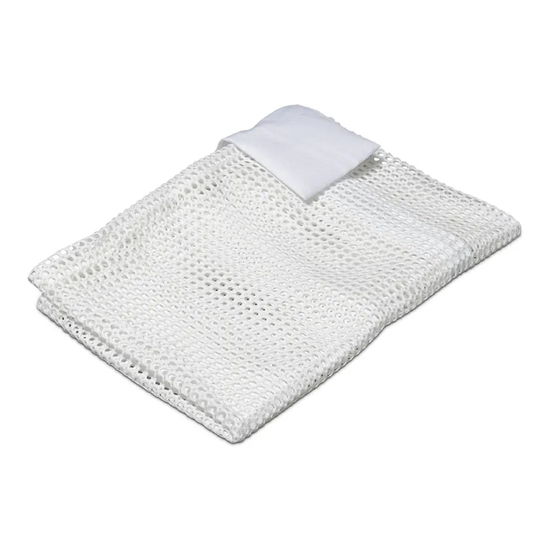 Mesh Bag | 30 x 40cm | Zip closure and name tag | White | Single