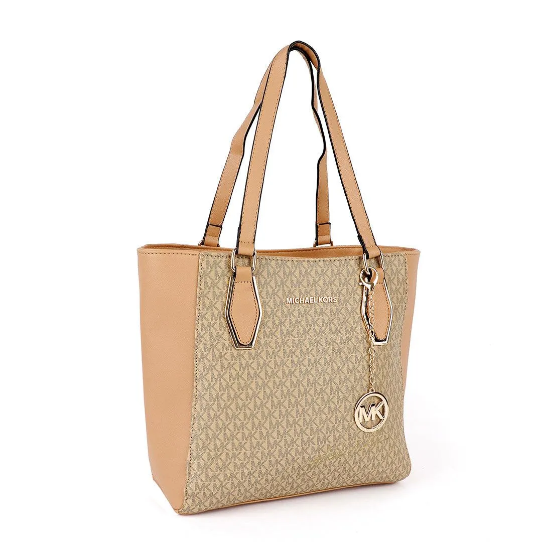 Michael Kors Voyager Tote Bag With Sling-Apricot
