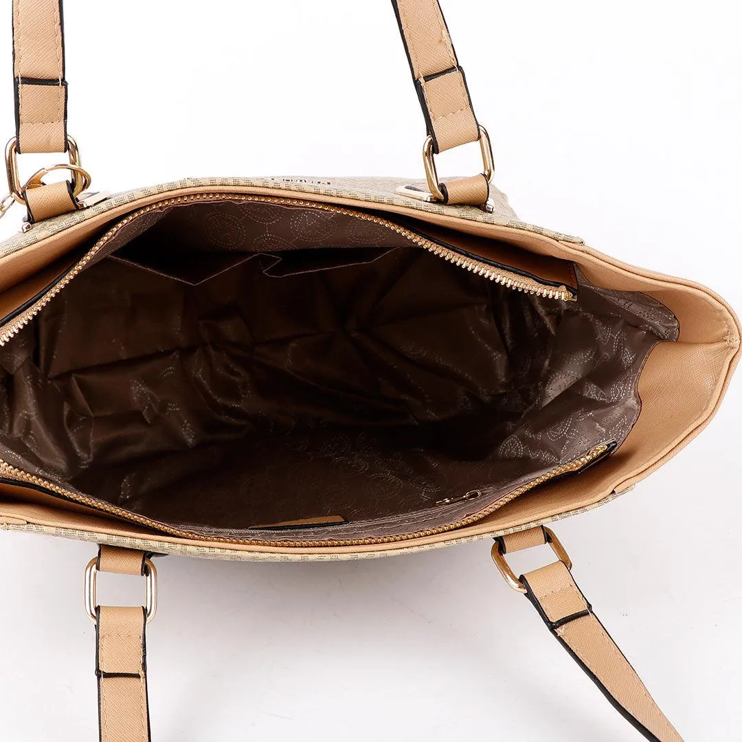 Michael Kors Voyager Tote Bag With Sling-Apricot