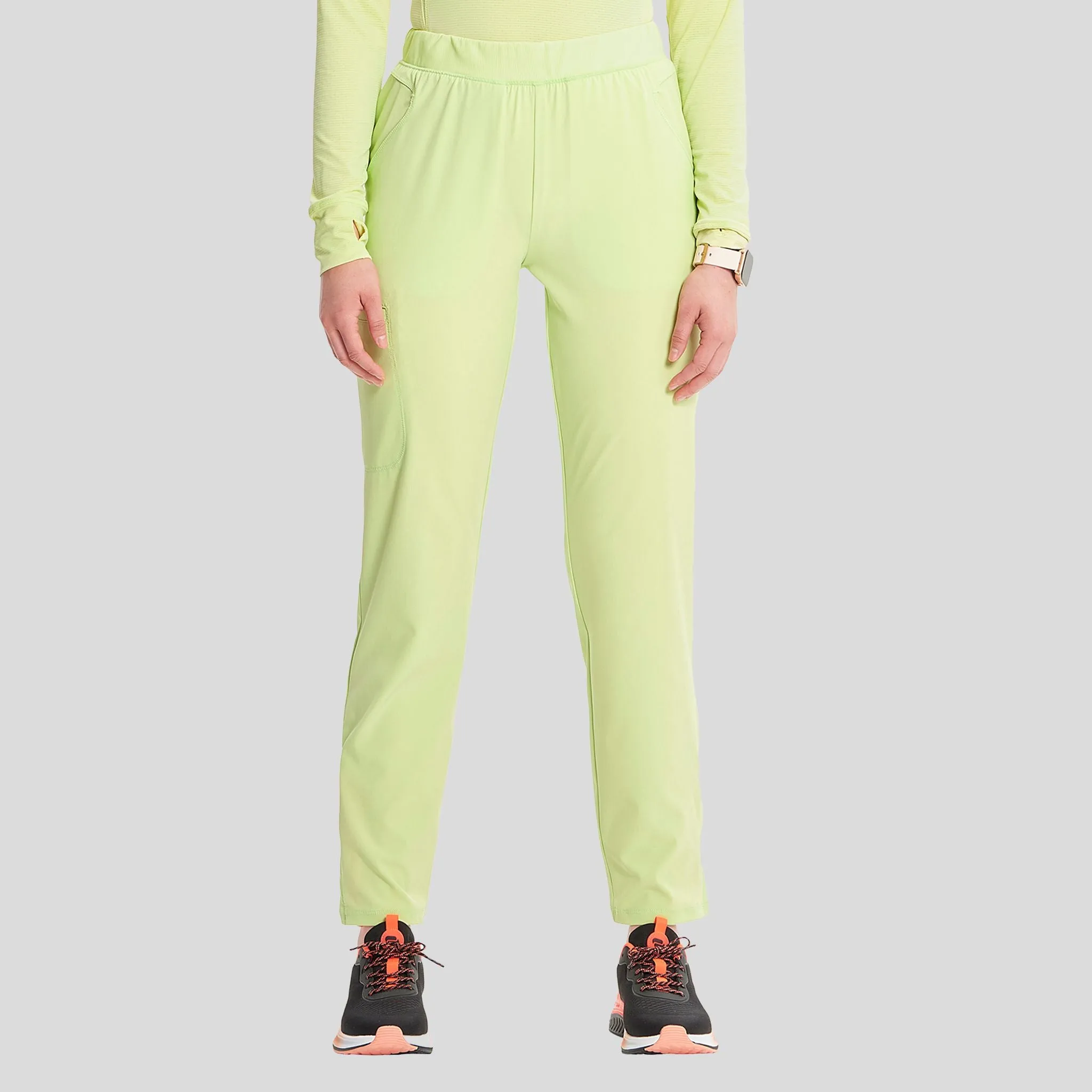 Mid Rise Pull-on Tapered Leg Cargo Pant | Green Energy
