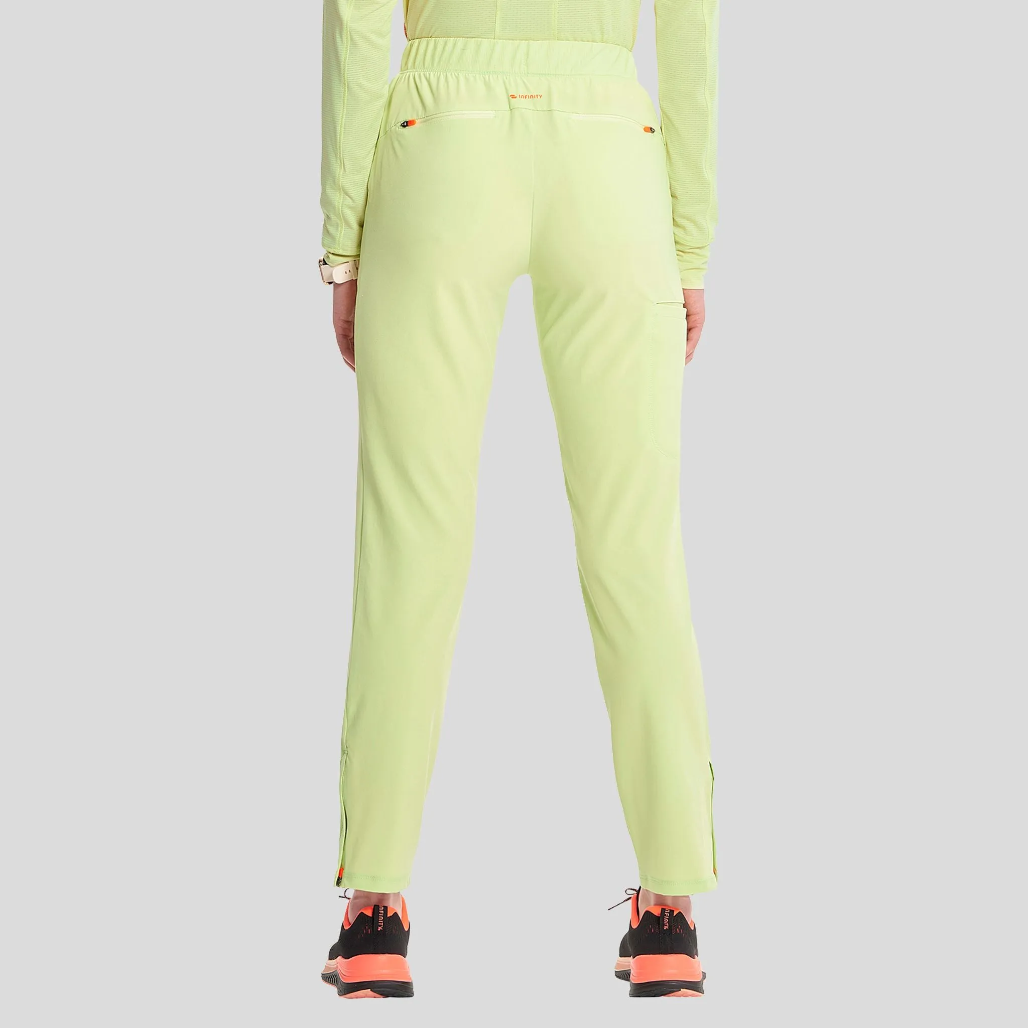 Mid Rise Pull-on Tapered Leg Cargo Pant | Green Energy