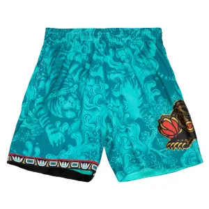 Mitchell & Ness Men NBA Memphis Grizzlies CNY 4.0 Swingman Short Teal PFSW1249VGR96T