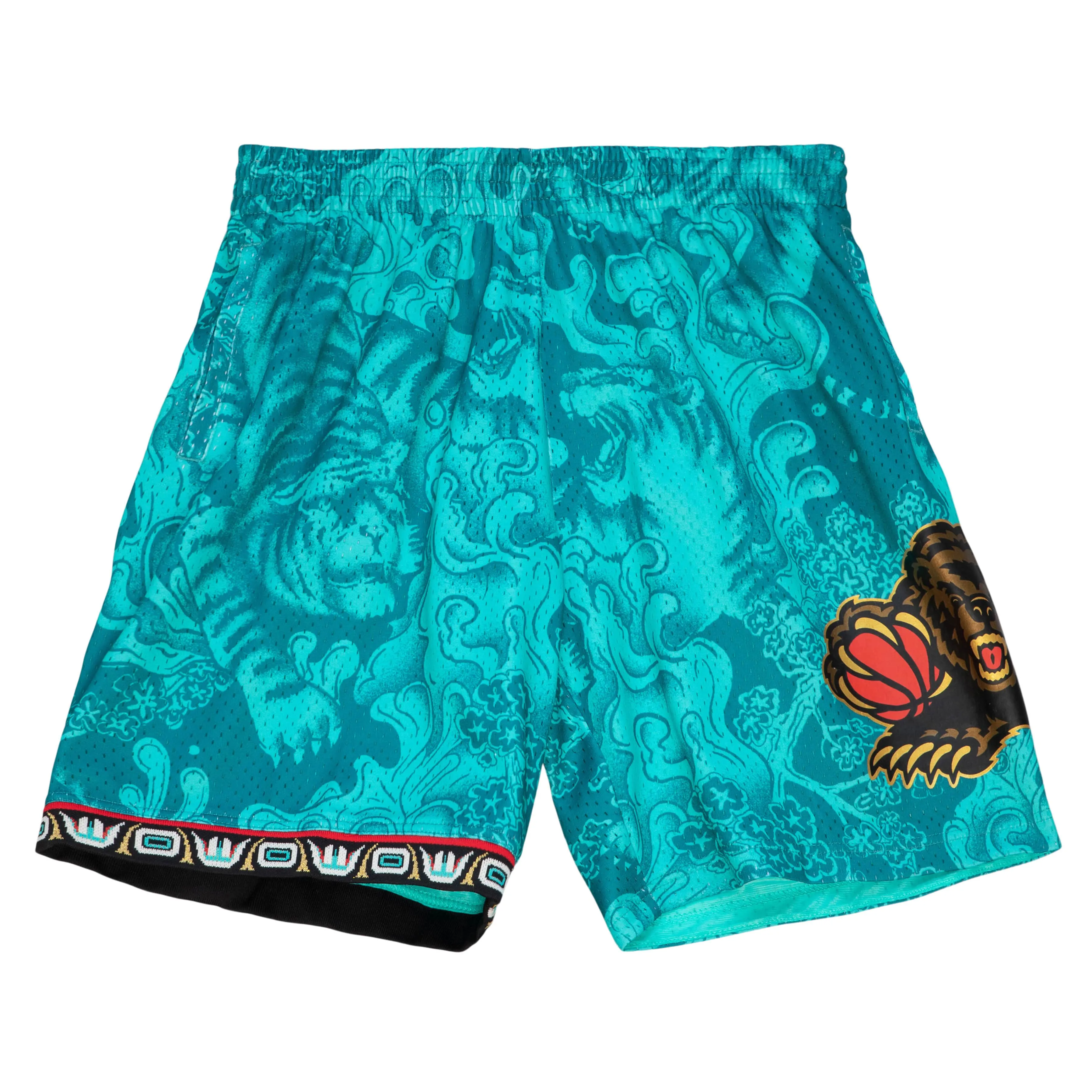 Mitchell & Ness Men NBA Memphis Grizzlies CNY 4.0 Swingman Short Teal PFSW1249VGR96T