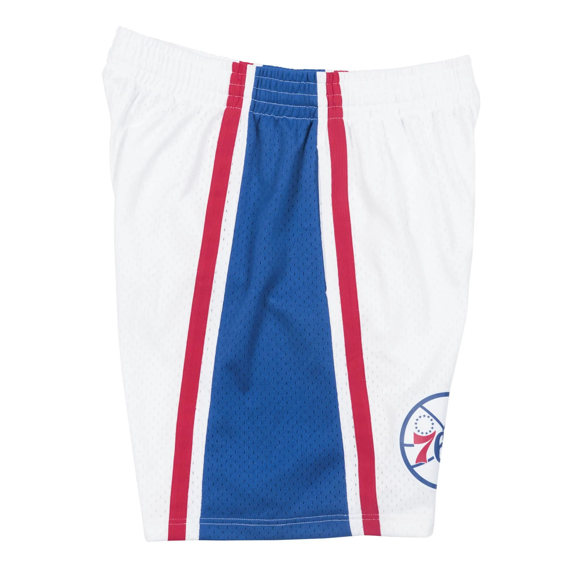 Mitchell & Ness Men NBA Philadelphia 76ers Swingman Shorts White 1996 SMSH18246P76W96