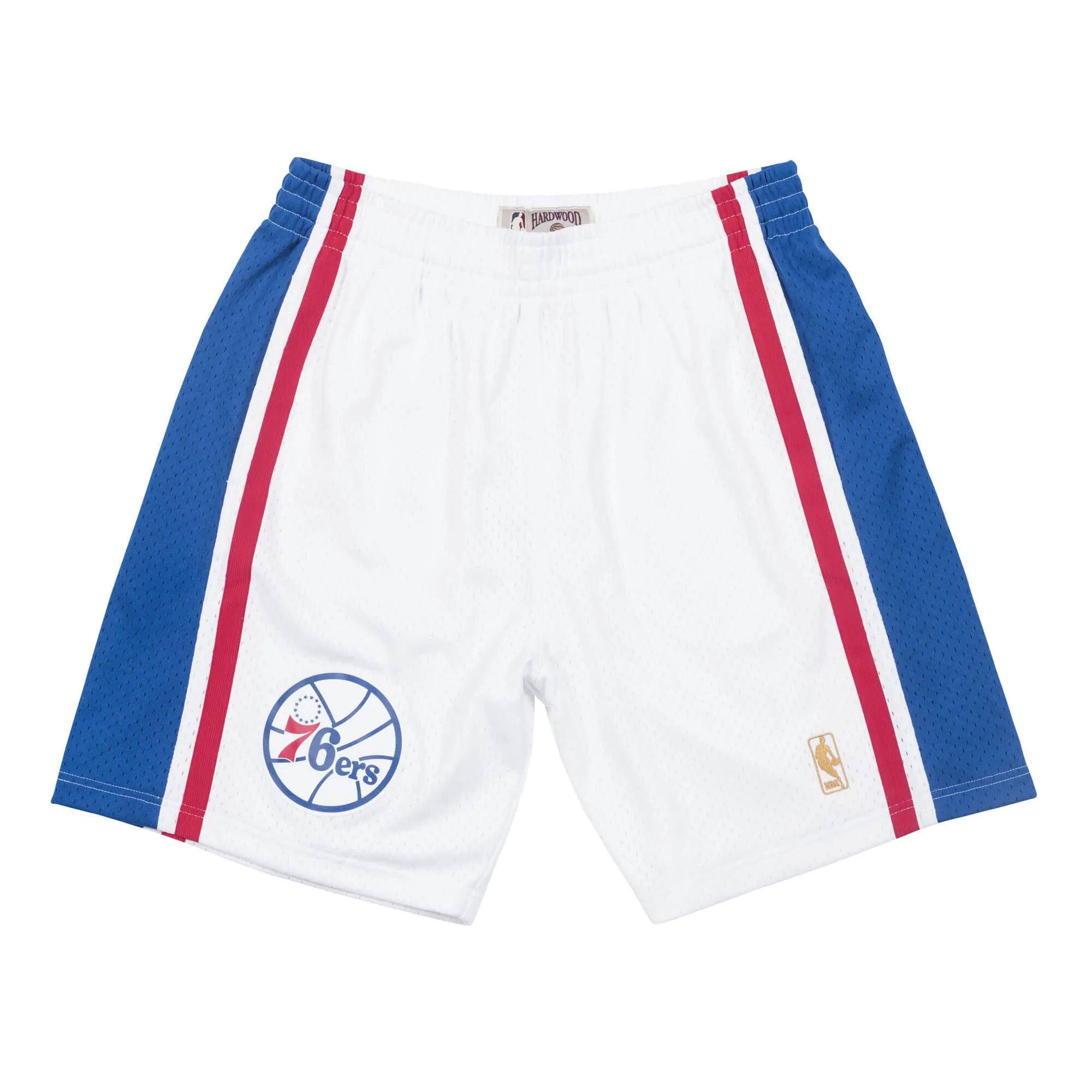 Mitchell & Ness Men NBA Philadelphia 76ers Swingman Shorts White 1996 SMSH18246P76W96