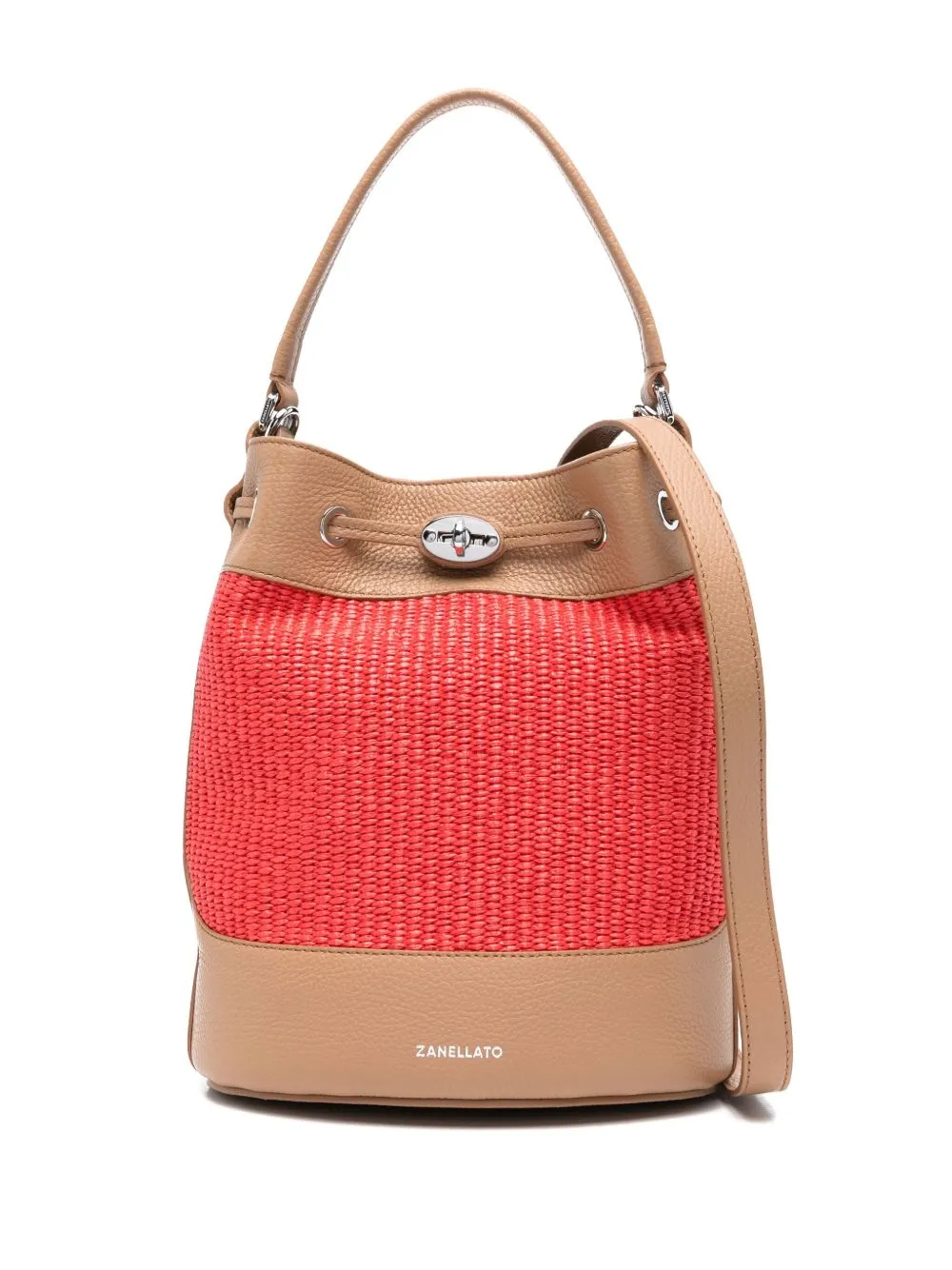 Mondà vimini small bucket bag