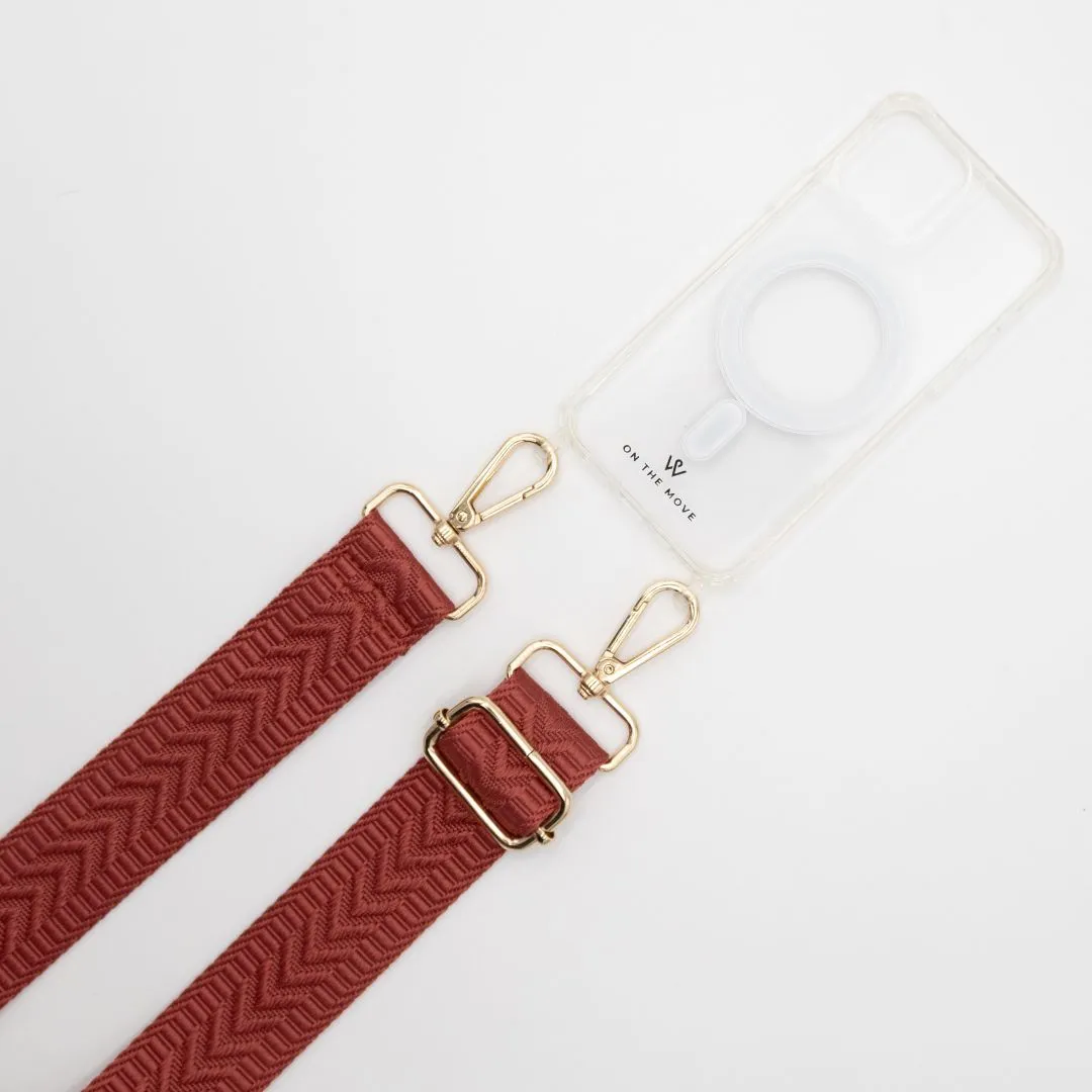 Moroccan Ruby Woven Strap