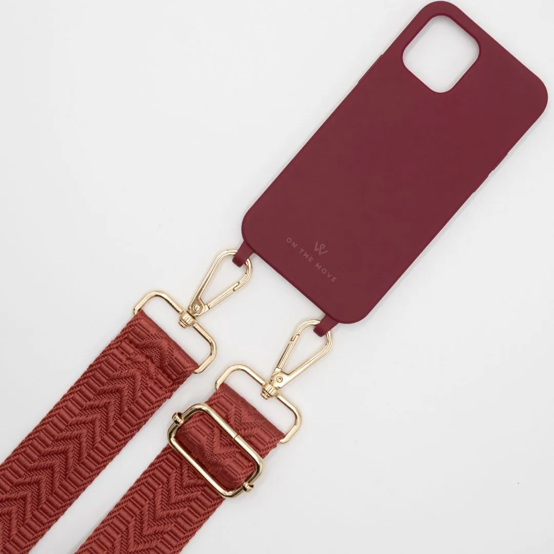 Moroccan Ruby Woven Strap