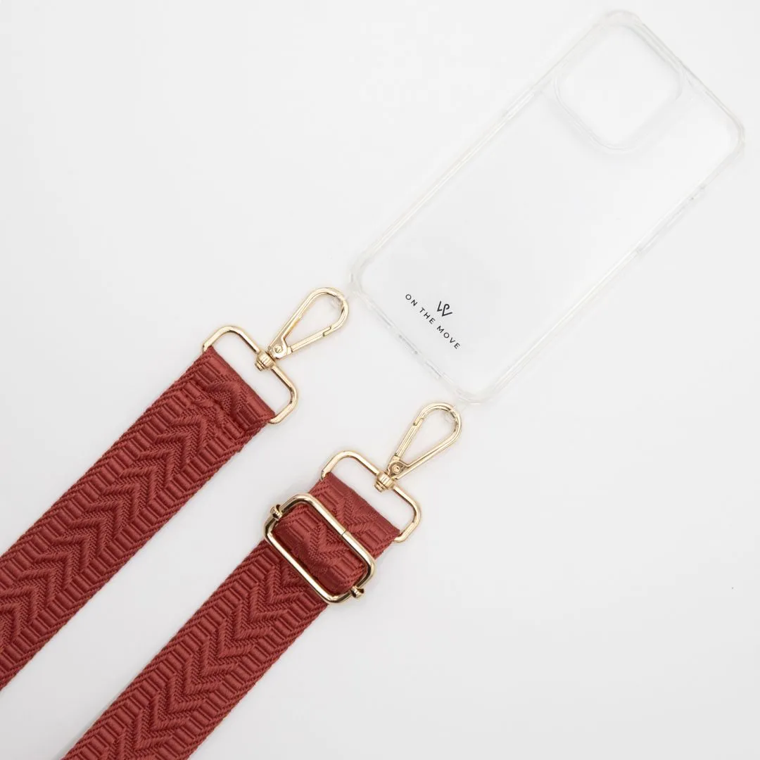 Moroccan Ruby Woven Strap