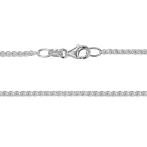 Mountz Collection 18" Wheat Chain in Sterling Silver