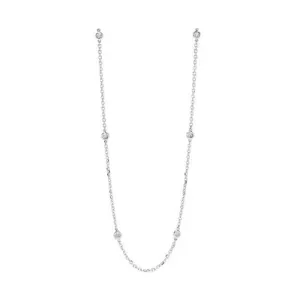 Mountz Collection 3/4CT Diamond by the Yard Necklace in 14K White Gold