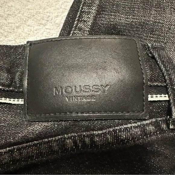 Moussy Vintage Diana Black Skinny Jeans Size 27