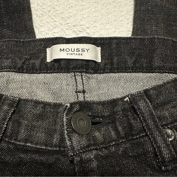 Moussy Vintage Diana Black Skinny Jeans Size 27
