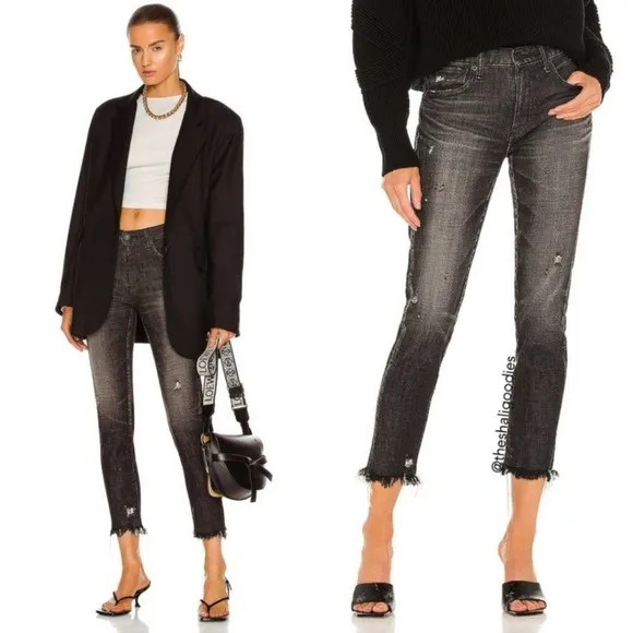 Moussy Vintage Diana Black Skinny Jeans Size 27
