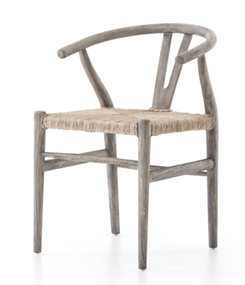 MUESTRA DINING CHAIR, WEATHERED GREY TEAK