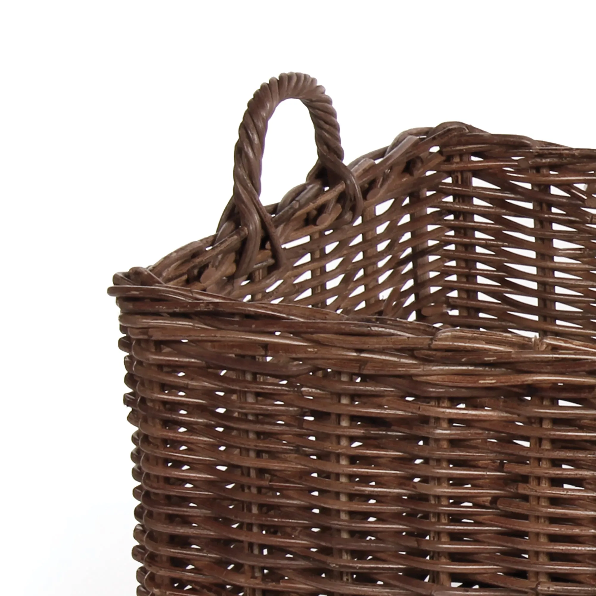 NAPA Home & Garden, NORMANDY SQUARE BASKETS WITH HANDLES, SET OF 2,6518LB