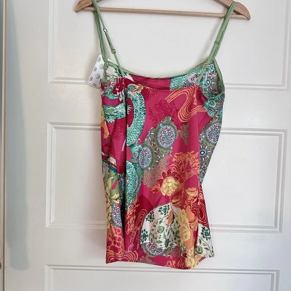 Natori Pajama Pant XS Pink Asian Inspired NWT