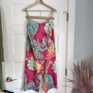Natori Pajama Pant XS Pink Asian Inspired NWT