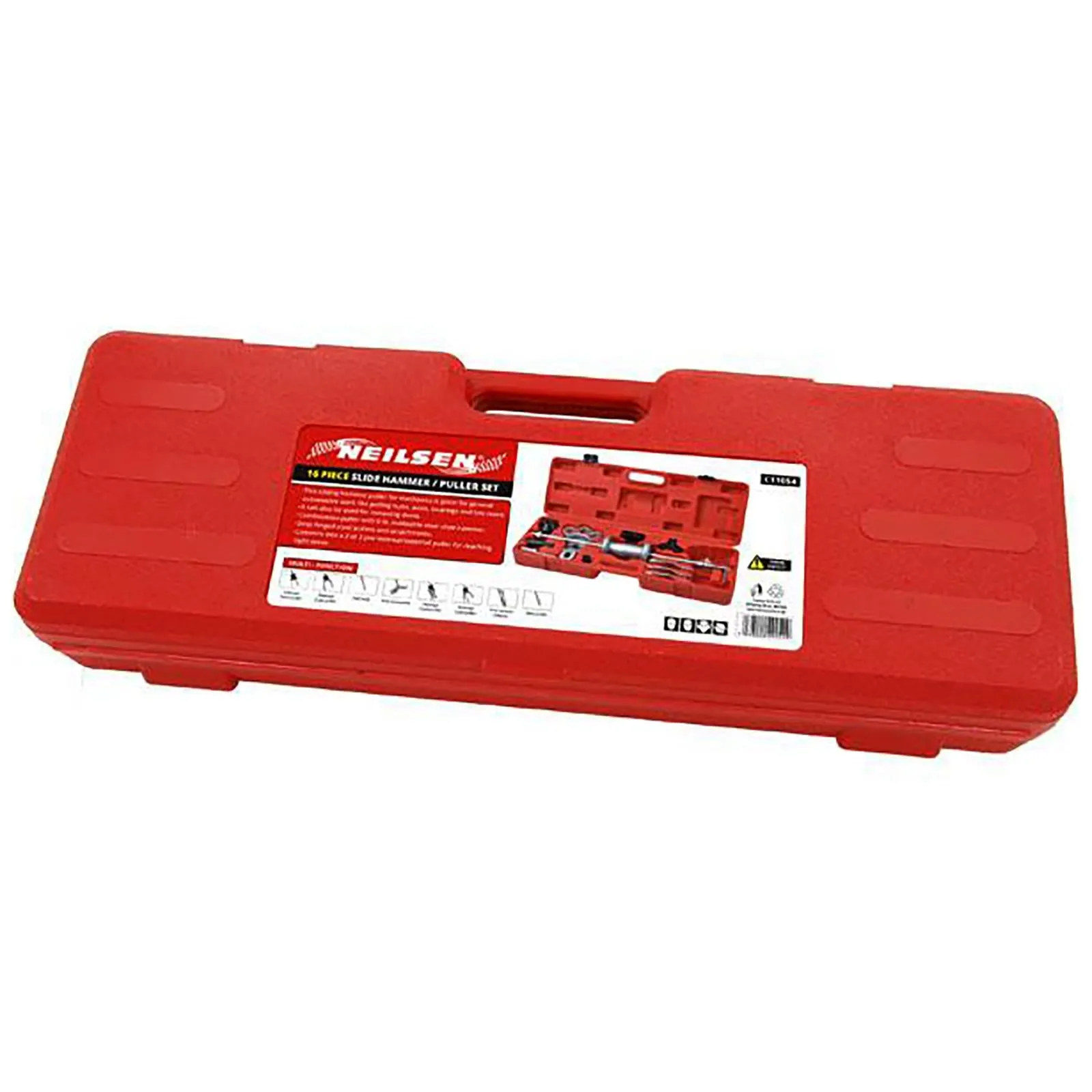 Neilsen Slide Hammer Dent Puller Set Bearing Hub Wrench Remover Garage Mechanic