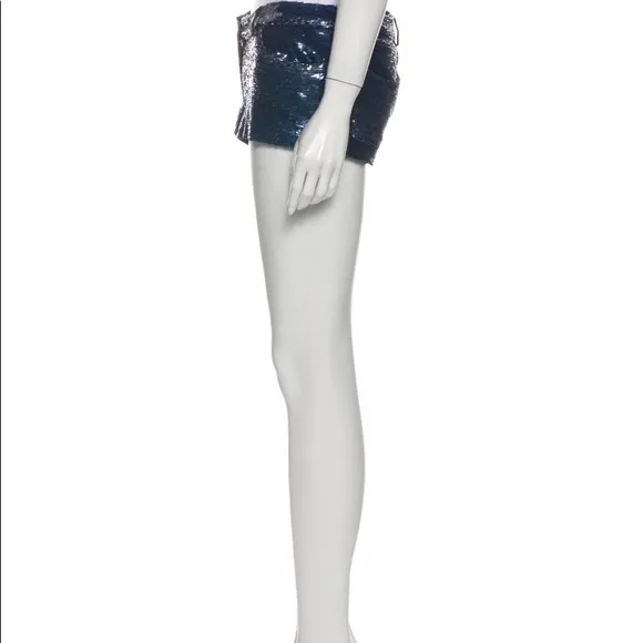 Neiman Marcus Brand  IRO Sequin Shorts Blue Fun!