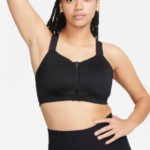 Nike Women' s Alpha Front Zip High Support Sports Bra NWT Black NWT